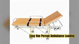 Cáng cứu hộ tải tự động với tựa lưng có thể điều chỉnh