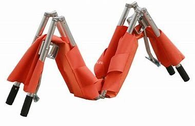 Cáng gấp hợp kim nhôm di động, chuyển bệnh nhân cấp cứu