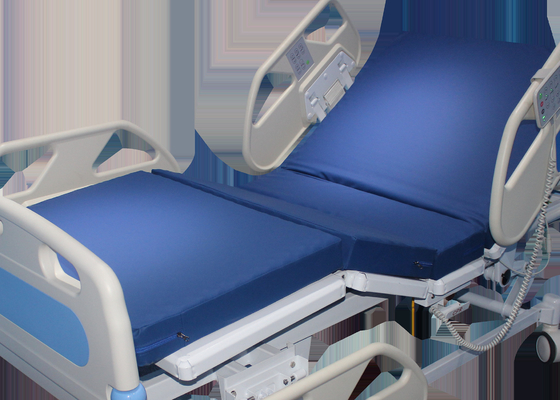 Giá tốt. Giường ICU của bệnh viện điện có thể điều chỉnh 2200mm 950mm bằng nhựa ABS màu xanh trắng để sử dụng tại nhà trực tuyến