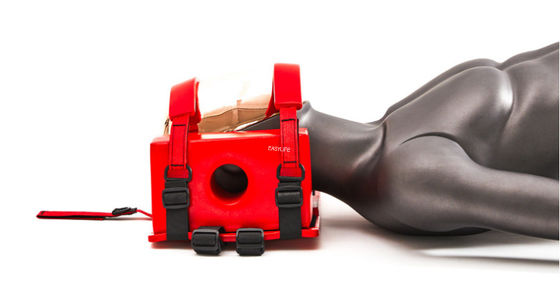 Bảng cột sống Bảng cột sống Bảng cột sống Bệnh viện Universal Head Immobilizer For Spine Stretcher