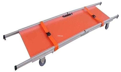 4 bánh xe gấp stretcher hợp kim nhôm phẳng thang đơn giản bánh xe 350lb