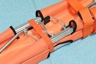 Bệnh viện di động xe cứu thương khẩn cấp 2 phần nhôm hợp kim gấp bệnh nhân