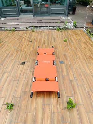 Mức độ nhẹ hai gấp Stretcher Aluminium hợp kim khung Oxford Cloth