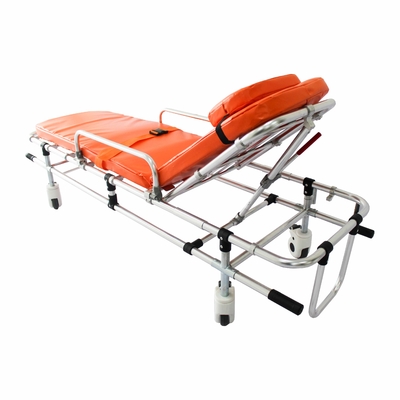 Giá tốt. Hợp kim nhôm gấp ống đôi vị trí thấp xe cứu thương kéo cứu hộ khẩn cấp xe đẩy sau điều chỉnh trực tuyến