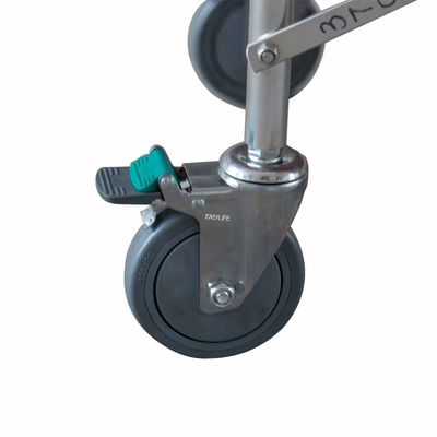 Xe cứu thương bằng hợp kim nhôm bền H500mm Xe đẩy bệnh nhân ODM