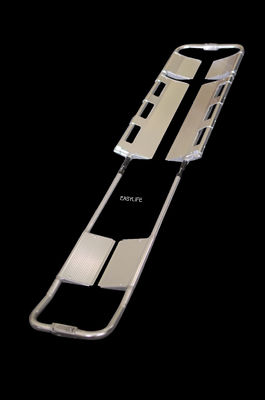 60mm Bệnh viện gấp Scoop Xe đẩy Hướng dẫn sử dụng Nguồn điện có thể điều chỉnh 180 độ