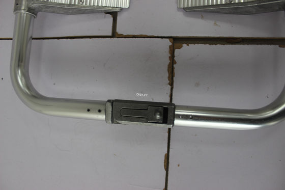 Xe cứu thương màu xanh 210cm 44cm Cáng xúc có thể thu gọn có dây đai Vận hành bằng tay