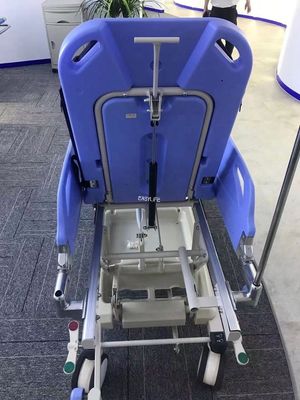 86cm Điều chỉnh chiều cao Xe đẩy chuyển bệnh nhân Hỗ trợ chuyển viện tiện lợi Xe đẩy Chăm sóc y tế