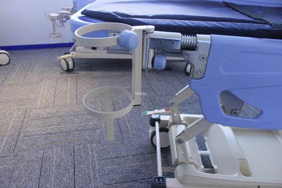 Gấp y tế Xe cứu thương có thể điều chỉnh Chuyển bệnh nhân Giường cấp cứu Xe đẩy cáng bệnh viện 560MM 30CM