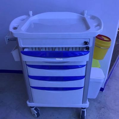 Xe đẩy 33in Xe đẩy Thiết bị Y tế Khẩn cấp Điều dưỡng ISO9001