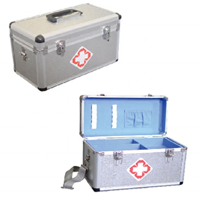 Giá tốt. 35Cm Bộ Sơ Cứu Di Động Nhôm Hộp Đựng Thuốc Sơ Cứu Có Khóa Y Tế Khẩn Cấp Hộp Bảo Quản Bộ Sưu Tập Thuốc trực tuyến