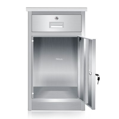 Bệnh viện 450MM Bệnh nhân cạnh giường Tủ để đồ Tủ bàn ăn Màu xanh lục nhạt Odm