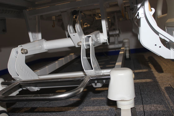 Thép cán nguội 85in Giường bệnh viện điện dùng cho gia đình W105 Trắng với nhà vệ sinh