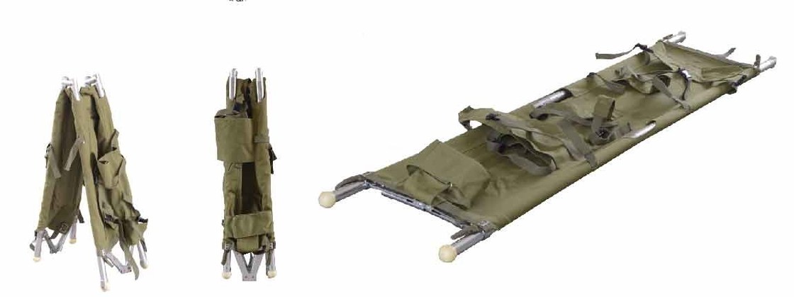 Cáng y tế gấp hợp kim nhôm 200 X 46 X 16cm cho xe cứu thương 9 Kg