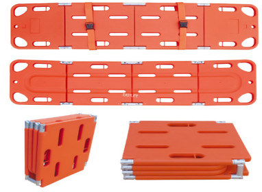 Tấm cột sống có thể gập lại 1,91M, Tấm cáng nhựa cứu hỏa, Tấm cáng cứu hộ bơi lội Tấm cột sống gấp