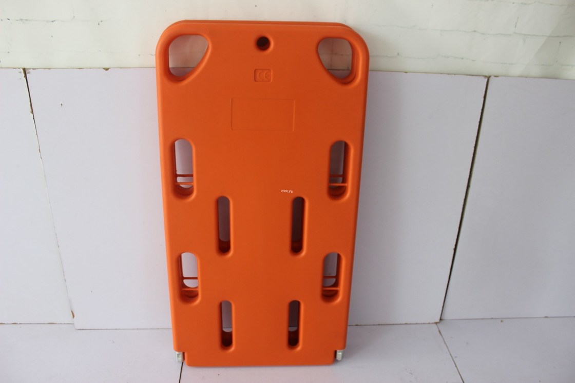 Bảng xương sống vỏ bọc khẩn cấp có độ dày đặc cao bằng nhựa có thể gập lại với khả năng xâm nhập tia X và CT