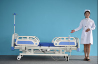 Giá tốt. Đồ nội thất giường bệnh điện y tế Ba chức năng với đường ray bên trực tuyến