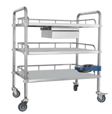 Giá tốt. Xe thiết bị y tế thép không gỉ Xe y tế có thể tháo rời đa chức năng trực tuyến