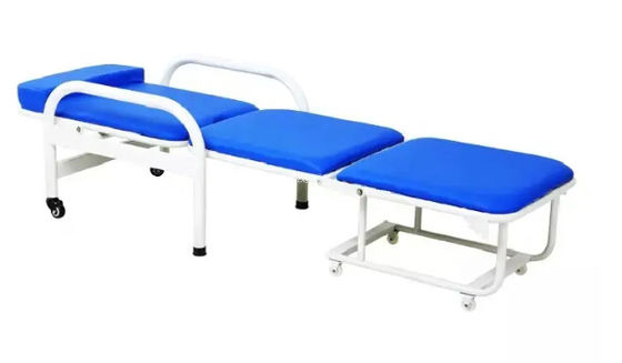 Thang ghế hộ tống phòng khám bệnh viện có thể gập lại có thể điều chỉnh với cấu trúc nhựa xịt thép
