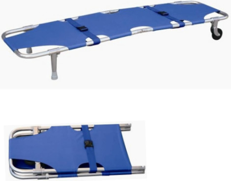 Giá tốt. Xe cứu thương di động 120CM Cáng gấp để chuyển cứu hộ trực tuyến