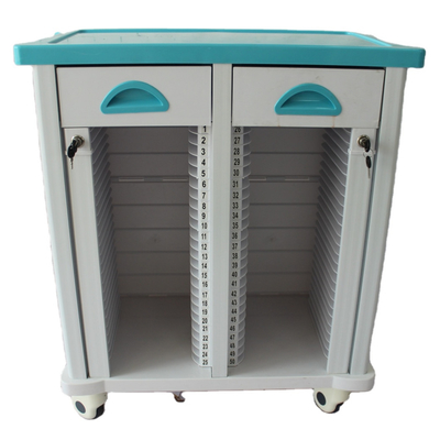 Giá tốt. 680MM 40CM thiết bị y tế xe tải ABS Bệnh viện xe tải y tế thủ công Case Folder xe tải trực tuyến