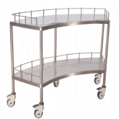 Giá tốt. 1400MM 45CM Nội thất y tế bệnh viện Dụng cụ phẫu thuật Xe đẩy bằng thép không gỉ có ngăn kéo và bánh xe trực tuyến