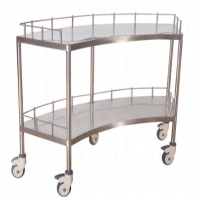 1400MM 45CM Nội thất y tế bệnh viện Dụng cụ phẫu thuật Xe đẩy bằng thép không gỉ có ngăn kéo và bánh xe